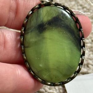 LARGE VINTAGE Serpentine Pendant